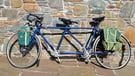 Vintage BSA Tandem Bicycle with panniers