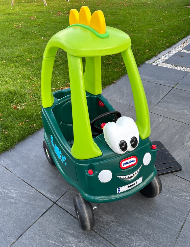 image for Little Tikes Cozy Coupe Car Go Green Dino Ride On