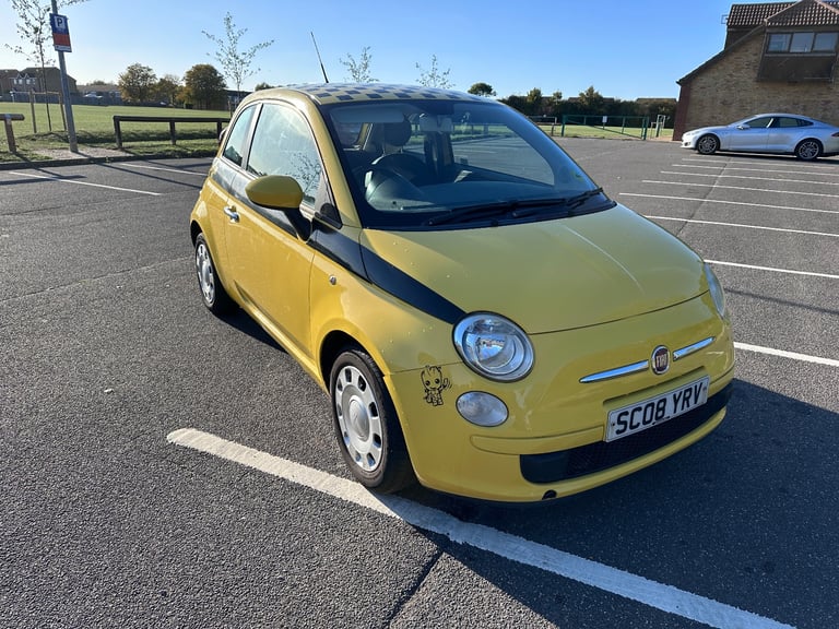 Cheap 2008 Fiat 500 POP 1.2 petrol, 3dr, 12m MOT, ULEZ, not Clio ford fiesta Kia for sale in Huntingdon, Cambridgeshire