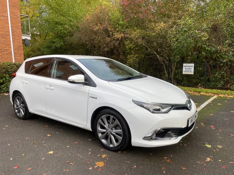 2017 Toyota Auris 1.8 VVT-h Excel CVT Euro 6 (s/s) 5dr (Safety Sense) HATCHBACK Petrol/Electric H...