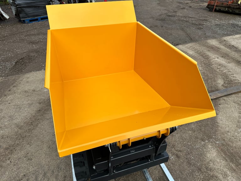 Brand New 500KG Petrol High Tip Track Dumper barrow  *VIDEO * Key Start 