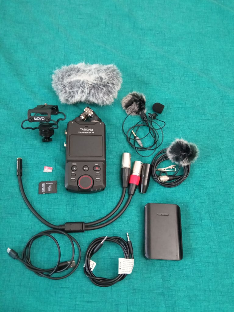 image for Tascam portacapture x6 Handheld Recorder+ black cat -sd 32 