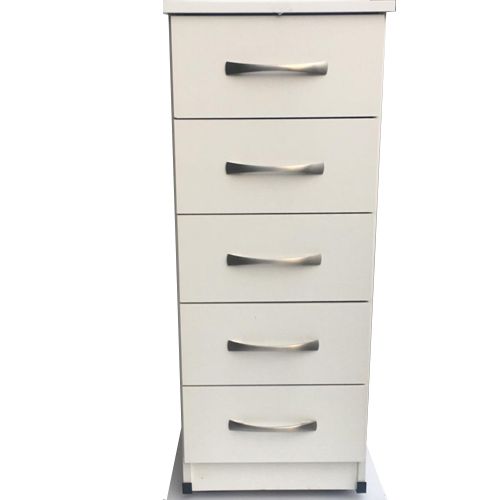 Brand New 5 Drawer Tallboy Chest - White