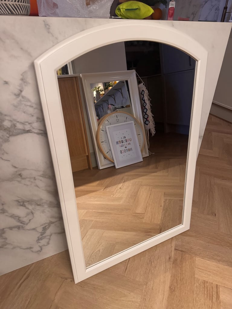 IKEA MATREDAL Mirror – 60x90 cm (White Frame)