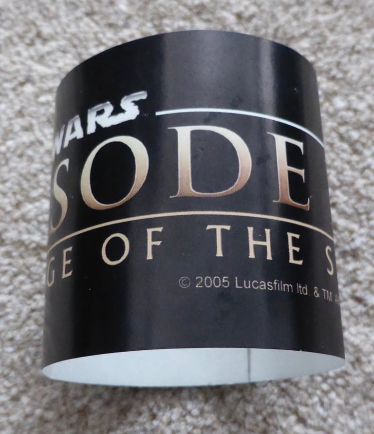 STAR WARS SHOP STORE PROMOTIONAL REVENGE OF THE SITH YODA + DVD RELEASE DARTH VADER POSTER £2