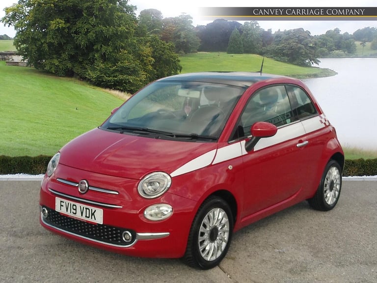 2019 Fiat 500 1.2 Lounge Euro 6 (s/s) 3dr HATCHBACK Petrol Manual