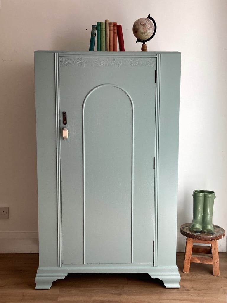 Vintage Art Deco Refurbished Children’s Wardrobe Delivery Available 