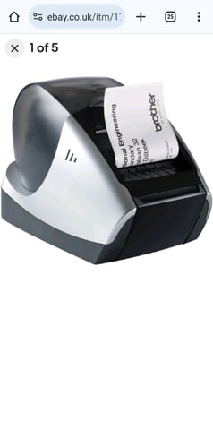 Brother QL-570 Label Thermal Printer | in Waterlooville, Hampshire | Gumtree