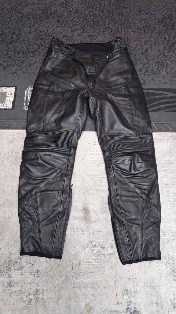 Alpinestars motorcycle leather trousers 