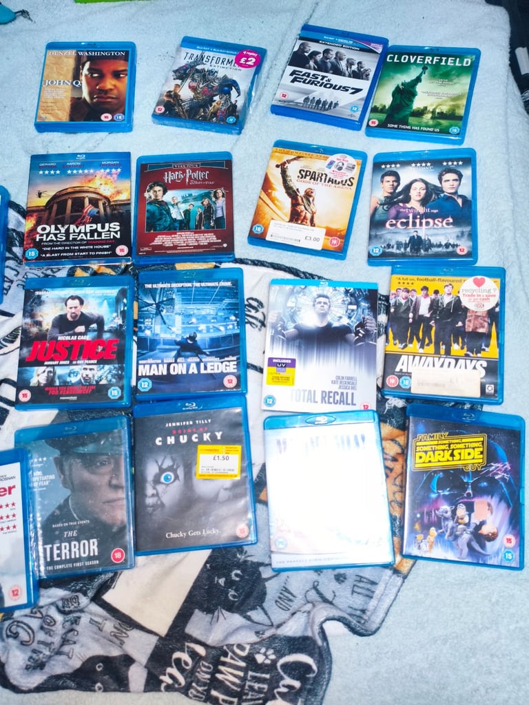 31 blu rays collection