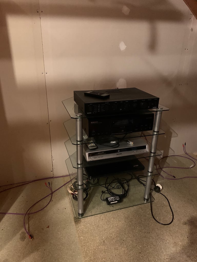 image for Alphason glass stand for Hi Fi separates