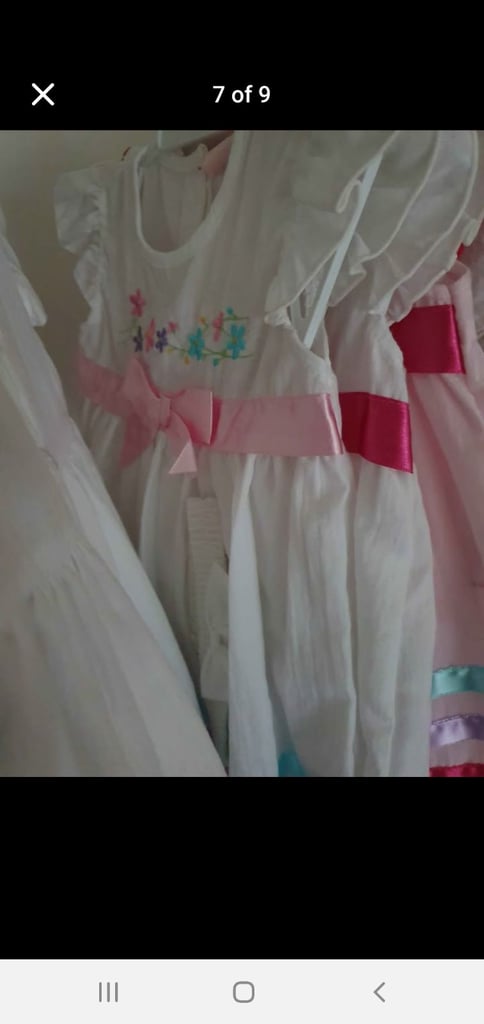 Baby girls bundle of 100 dresses