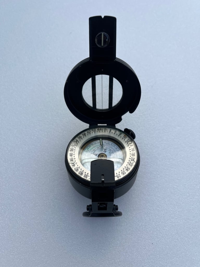 Vintage Miltary Enbeeco compass M73 Oil filled