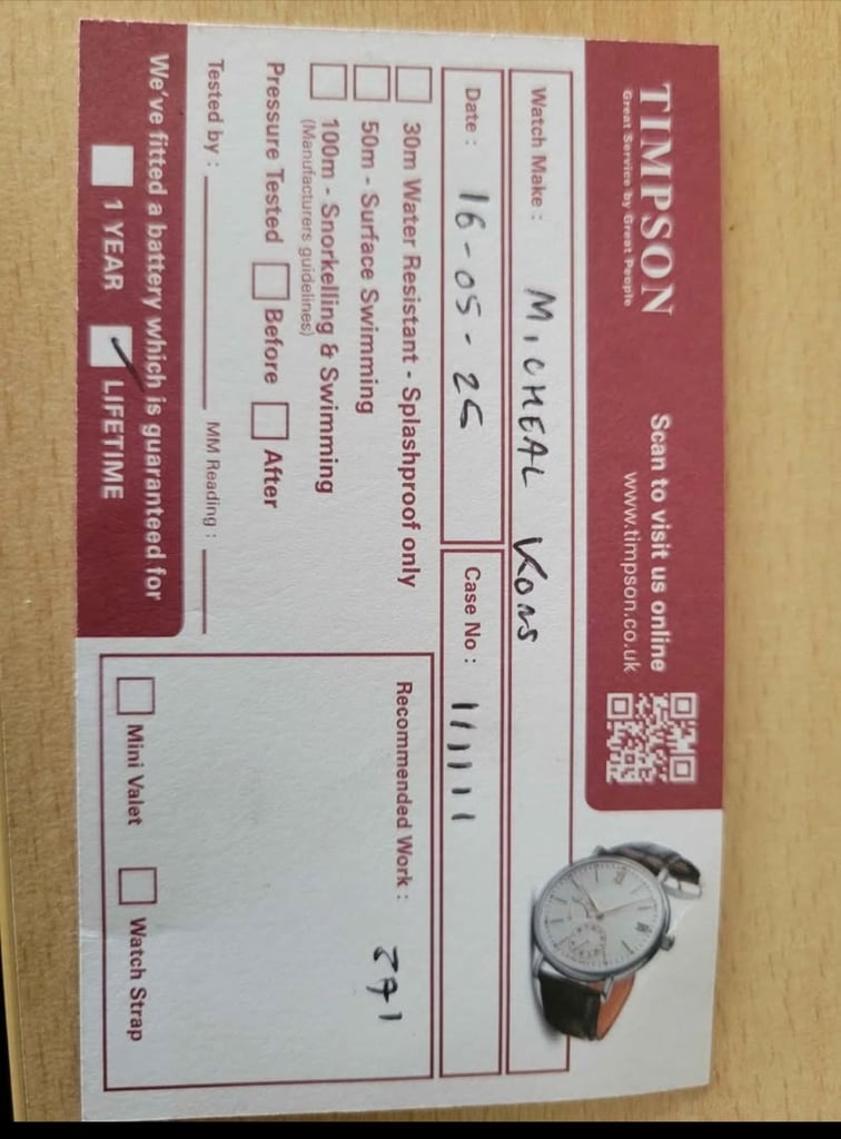 Michael Kors ladies Watch