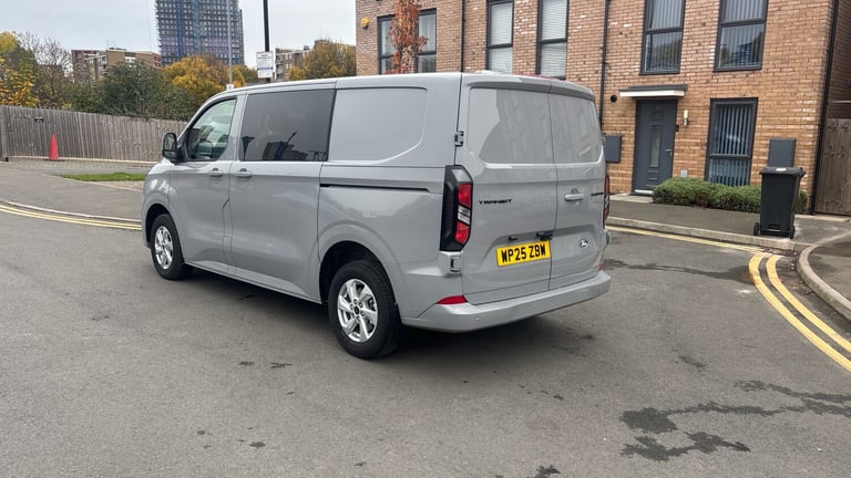 2025 Ford Transit Custom 320 L1 Diesel Fwd 2.0 EcoBlue 136ps H1 Double Cab Van Limited Auto Crew ...