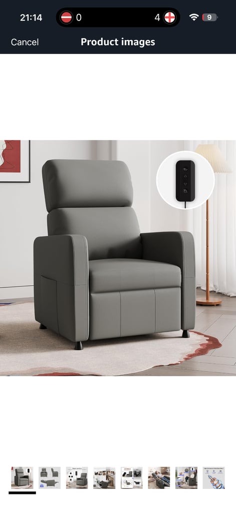 image for Brand new electric reclining chair still in box 