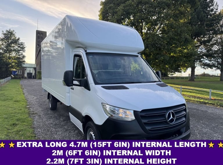 2022 Mercedes-Benz Sprinter 2.0 315di 3.5t. LWB 4.7m. Luton Box Van Diesel Euro 6 150ps Luton Van...