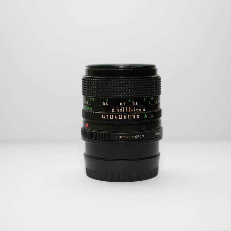 Canon FD 50mm f1.4 lens