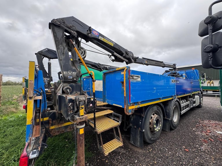 2015 DAF CF 75.330 DROPSIDE 26ton WITH HMF 1420 FOLD AWAY CRANE  SPARES REPAIRS