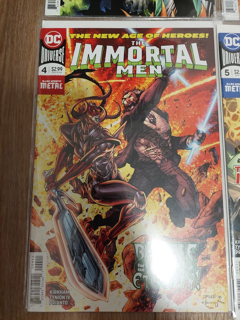 Imortal men comic books by DC Comics issues 1 to 6