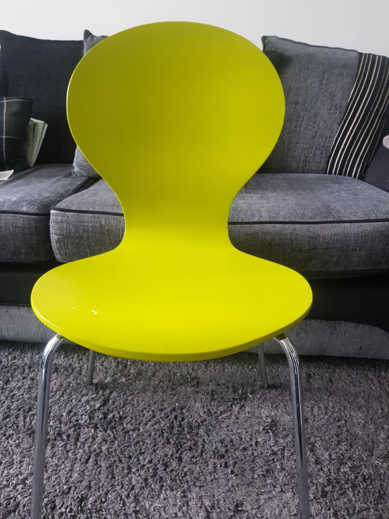 image for Wooden dining chairs x4