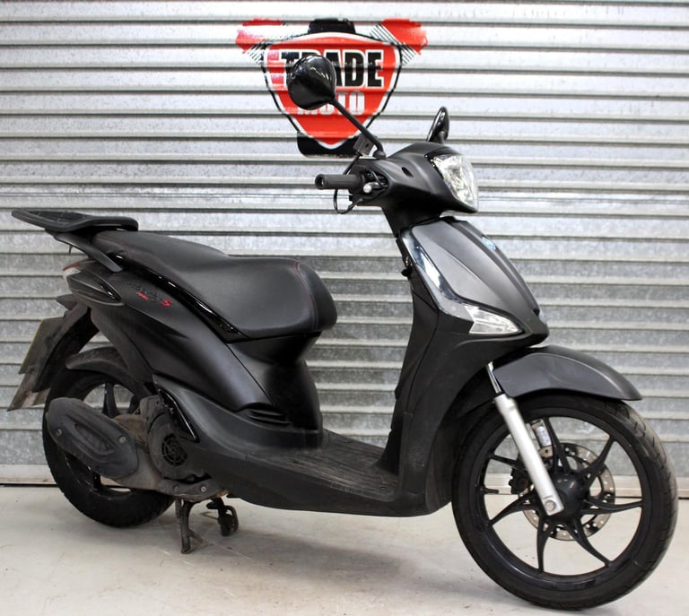 image for 2021 21 PIAGGIO LIBERTY S 125 ABS BLACK SCOOTER LEARNER LEGAL TRADE SALE 8K MOT