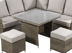 image for Hartman Westbury 85cm Square Garden Dining Table - Rattan Outdoor