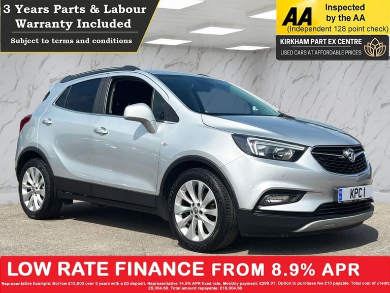 image for 2018 Vauxhall Mokka X 1.4i Turbo ecoTEC Elite Nav SUV 5dr Petrol Manual Euro 6 (s/s) (140 ps) NAT...