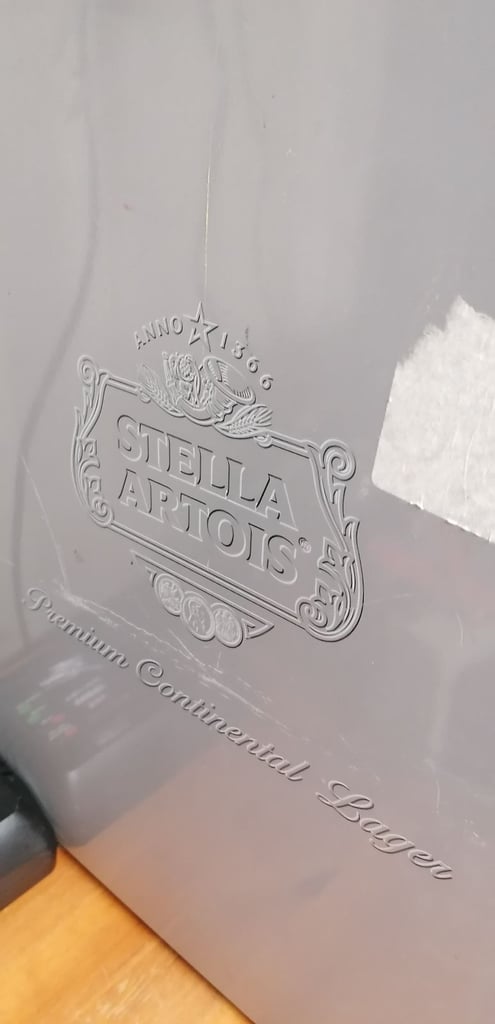 stella artois 50 litre fridge 