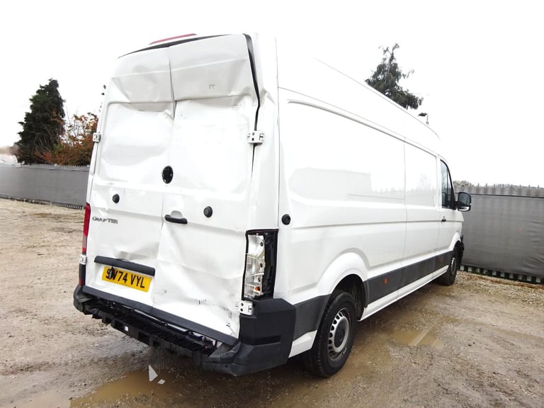 2024 74 REG VOLKSWAGEN CRAFTER CR35 COMMERCE TDI FRIDGE VAN DAMAGED SALVAGE