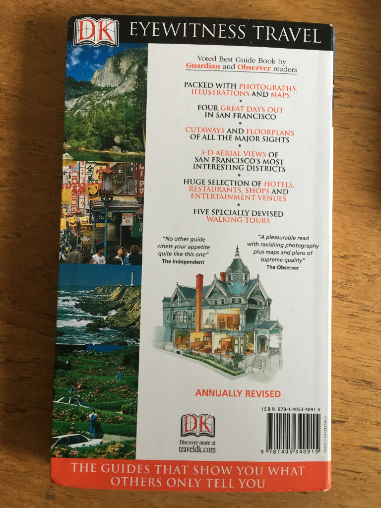 DK Eyewitness Travel Hungary and or San Francisco £2.50 Each