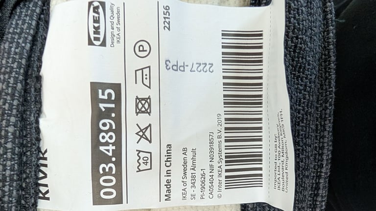 Brand New Grey IKEA Kivik Corner Sofa 