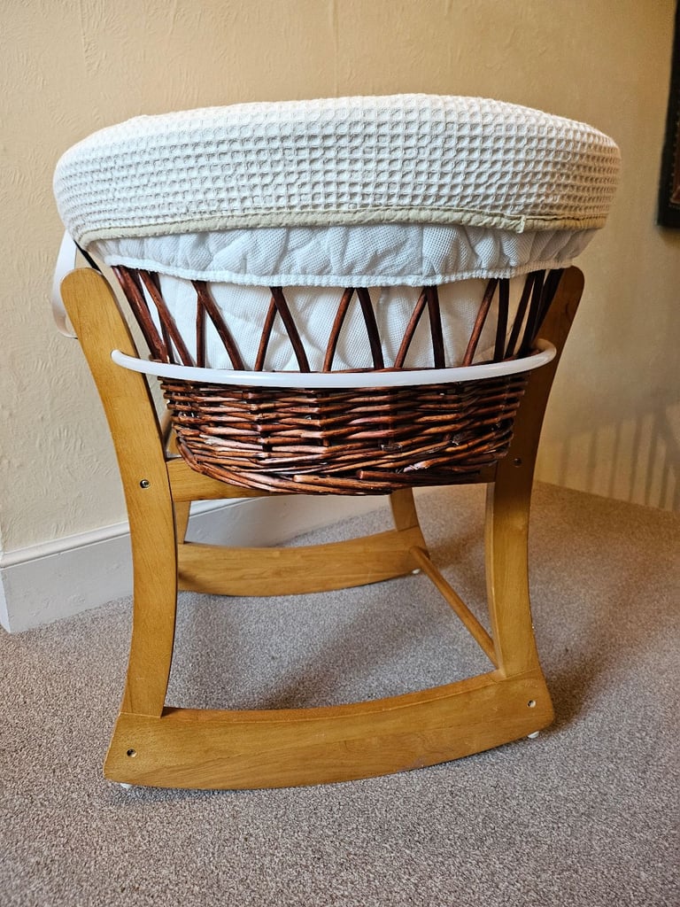 image for Moses basket/ crib with rocking base