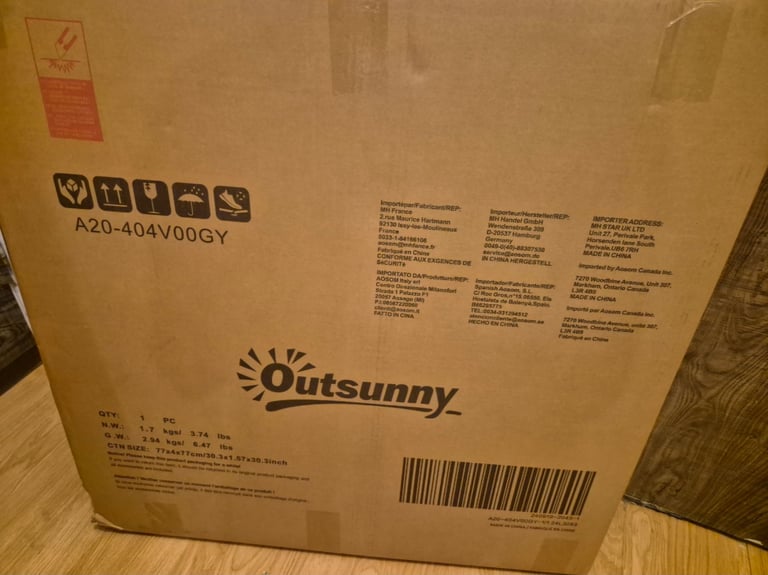 OFFERS WELCOME FOR A NEW IN BOX  Outsunny Pop-up Camping Tent