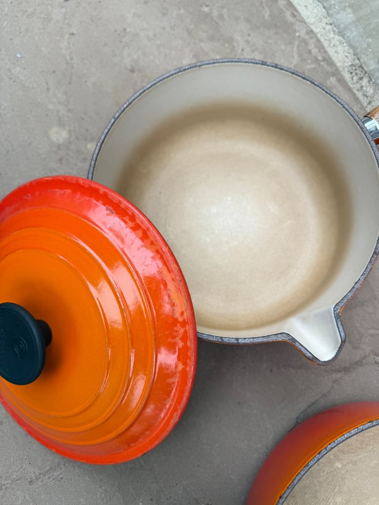 Le Creuset - set of 5 saucepans 