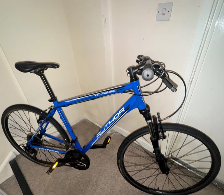 Blue Large Author Classic 24 speed Hybirid bike pickup SE152JR