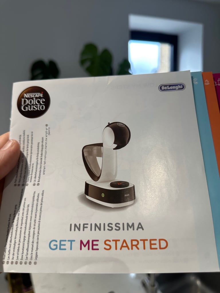 Dolce Gusto Infinissima Coffee Machine + Reusable Pods