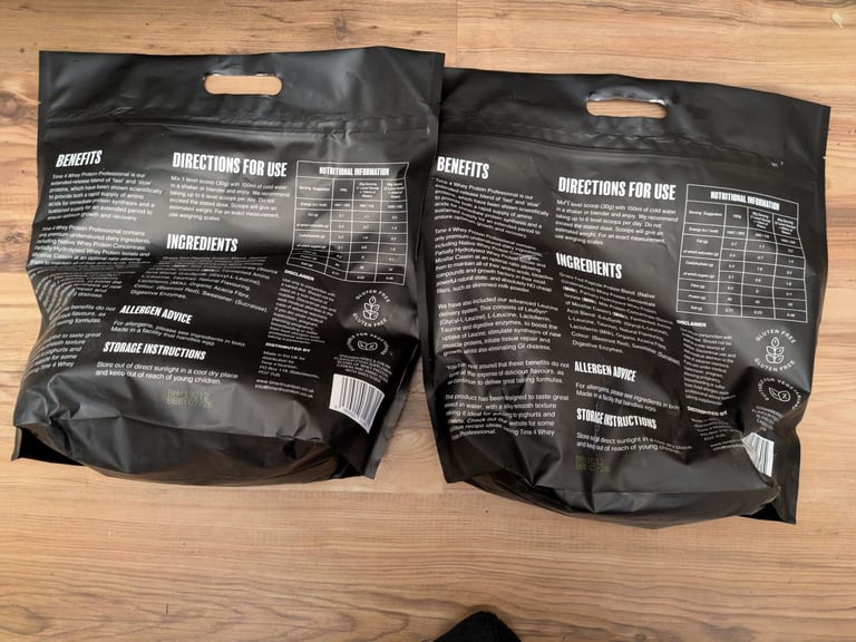 2 x 1.8kg Whey Protein Strawberry Flavour
