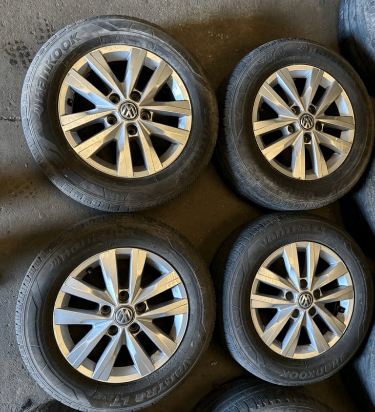 16”  Used Volkswagen transporter “Clayton” Alloy Wheels & Hankook Tyres
