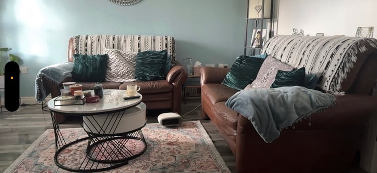 image for Free - Leather sofa 2 seater x 2