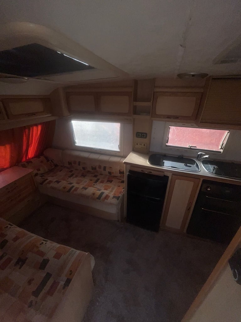 2007 caravan elddis 4 berth fixed bed touring caravan cheap 
