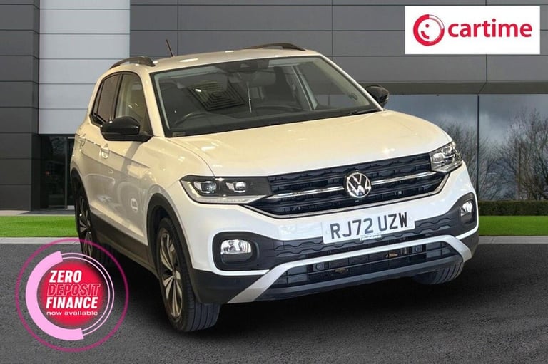 2022 72 VOLKSWAGEN T-CROSS 1.0 TSI BLACK EDITION SUV 5DR PETROL MANUAL EURO 6 (S