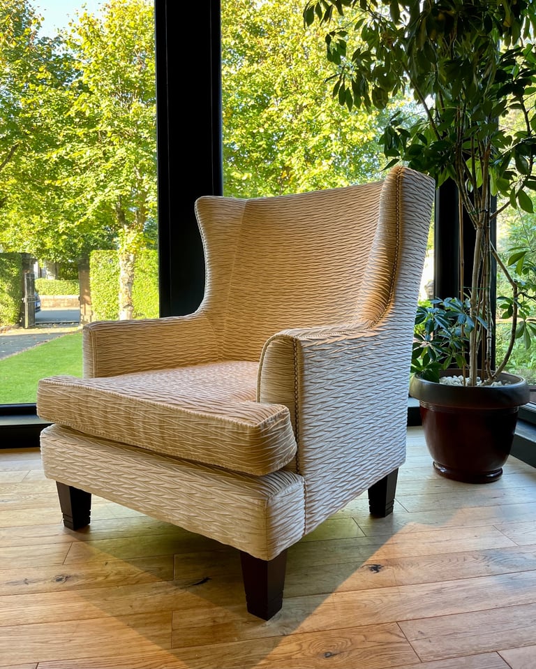 Pair of 2 Luxury Bespoke Designer Armchairs (Open to Offers)
