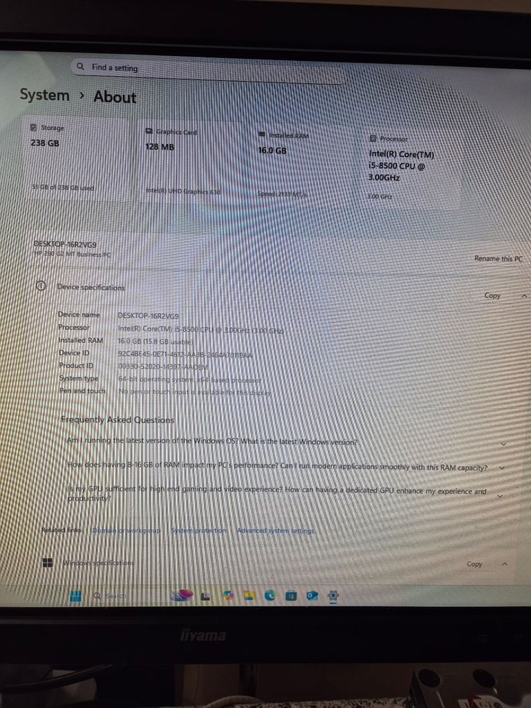 HP 290 G2 MT Business PC