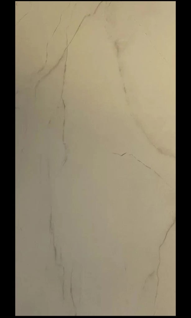 Arctic marble Kitchen Worktop 600 X 600  X38mm post formed 