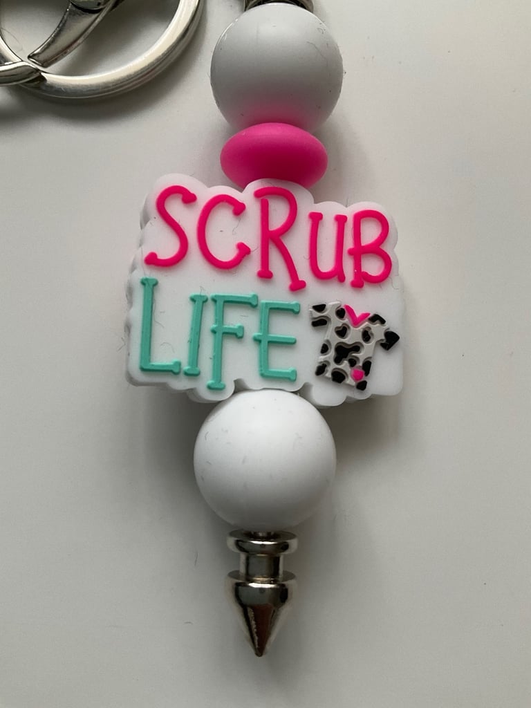 NHS carer nurse doctor medical student scrub life keyring bagcharm gift 