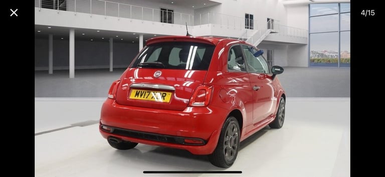 2017 Fiat 500 1.2 S 3dr HATCHBACK PETROL Manual