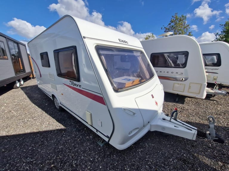 2010 Elddis Lunar XPlore 452 Single Axle 2 Berth Motor Mover Large Rear Bathroom