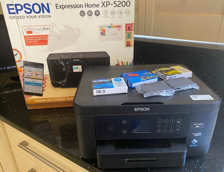 image for EPSON EXPRESSION HOME XP5200 PRINTER & SCANNER - Used