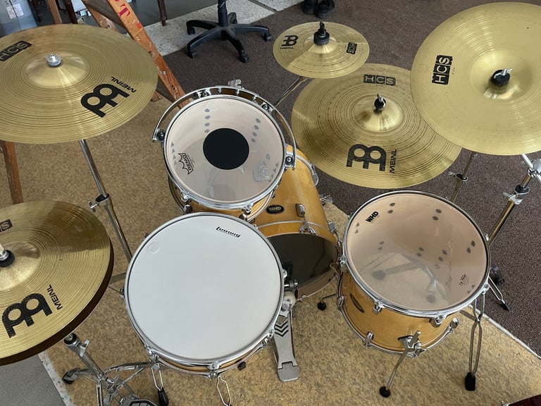 WHD jazz kit meinl cymbals.